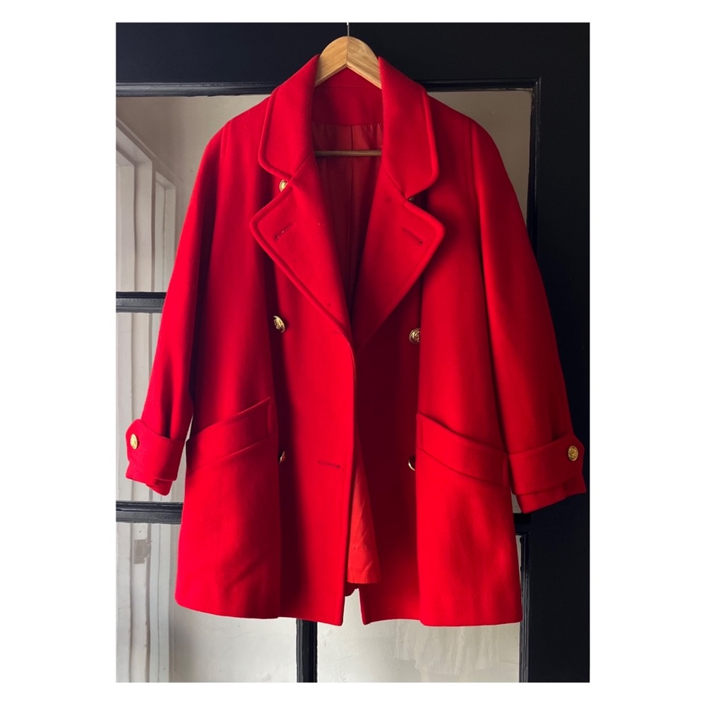Vintage 60’s Saxton Hall Red Coat